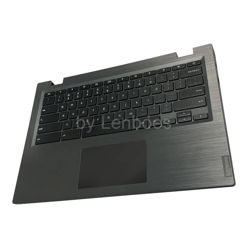 Laptop Palmrest Upper Case Top Cover with US Non-Backlit Keyboard Touchpad Assembly Replacement C Cover for Lenovo Chromebook 14 S345-14AST 81WX 14e 81MH 5CB0S95246