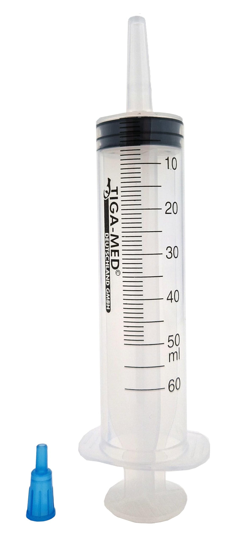 [AUSTRALIA] - 3-Part Syringes Catheter Tip Syringes Set 50/60 ml 10 Original Tiga-Med Quality 