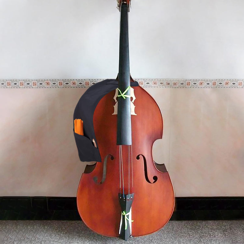 Double Bass Bib with Velcro Strap Protect the Varnish from Scratches with Two Pockets on the Side of the Bib Looks Cool