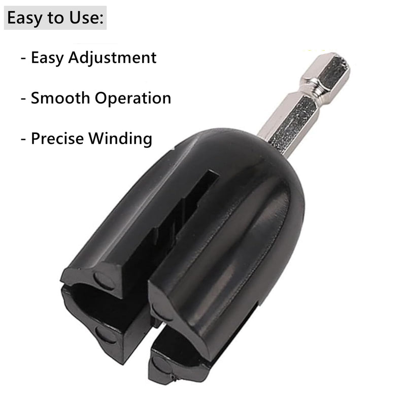 [AUSTRALIA] - Guitar String Winder Head, Drill Bit Plug Peg Puller DIY Maintenance Tool for Folk Guitar, Electric Guitar, Bass, Classical Guitar, Ukulele 
