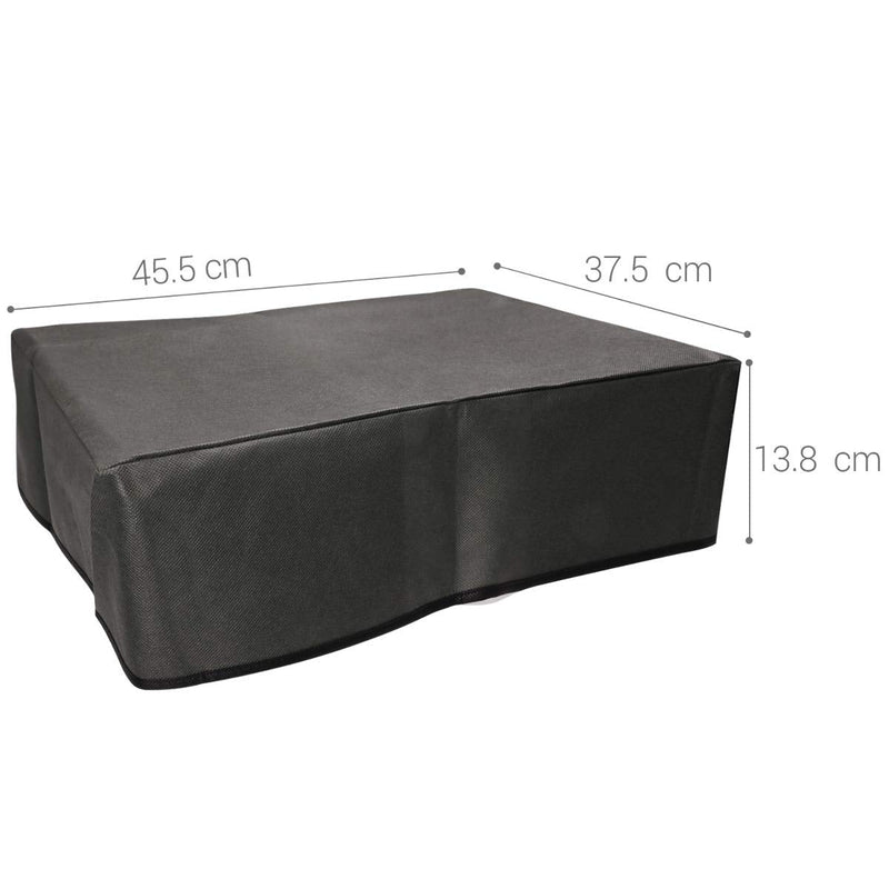 kwmobile Cover Compatible with HP Envy 4525 - Dust Cover Printer Protector - Dark Grey