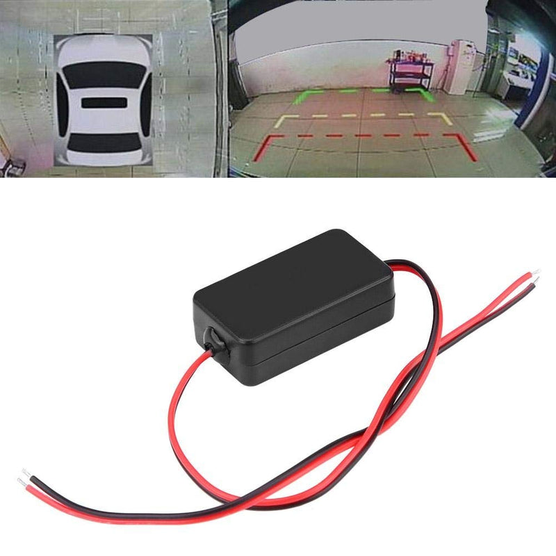 DEWIN Car Reversing Camera Filter, 12 V Filter DC Reversing Camera Power Relay Condenser Filter Rectifier