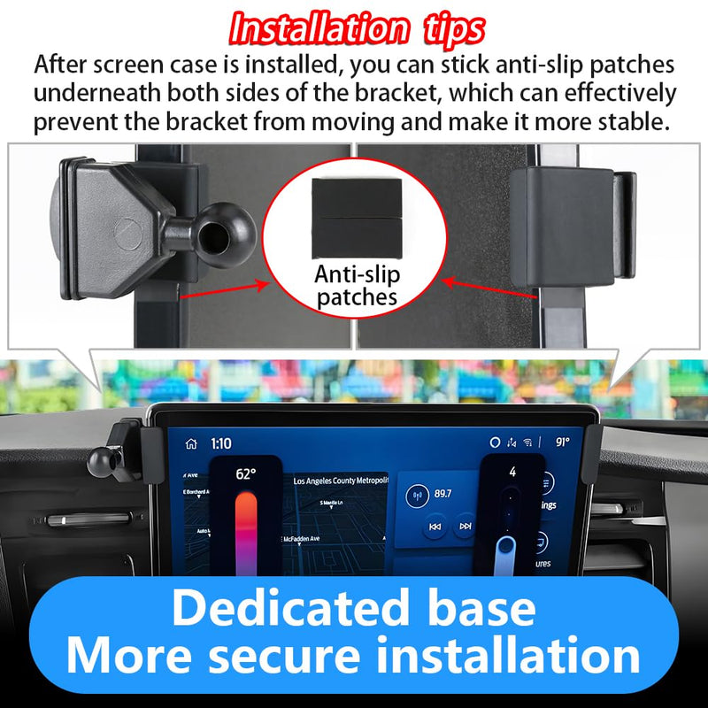 Car Phone Holder for Ford E-Transit Cargo Van 2022-2026 and Transit Passenger Van HD-XLT/XLT 2023-2026【 12 inch Touch Screen 】 Auto Interior Accessories Best Cell Phones Mount Cellphone Stand