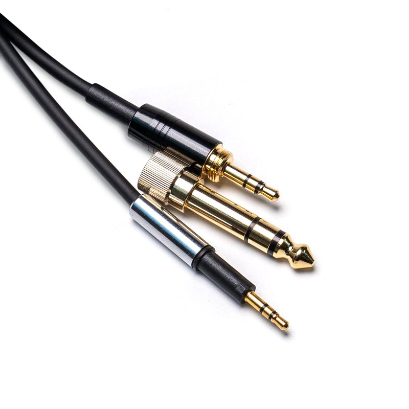 Audio DJ Headphone Cable Cord Line Plug Compatible with Pioneer HDJ500 HDJ700 HDJ1500 HDJ 500 700 1500 Headset Extended Coiled Spring Dj Wire