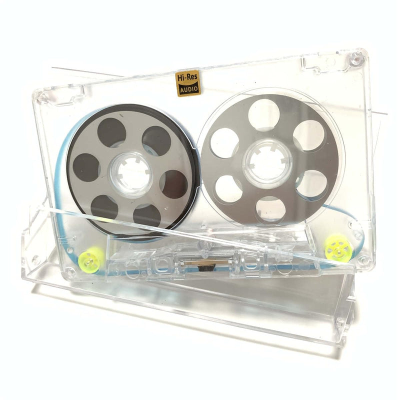 Generic Reel to Reel Blank Audio Cassette Tape for Music Recording - Normal Bias Low Noise - 48 Minutes - Transparent Acrylic - 1 Pack Blind Box Includes 1 of 54 Styles