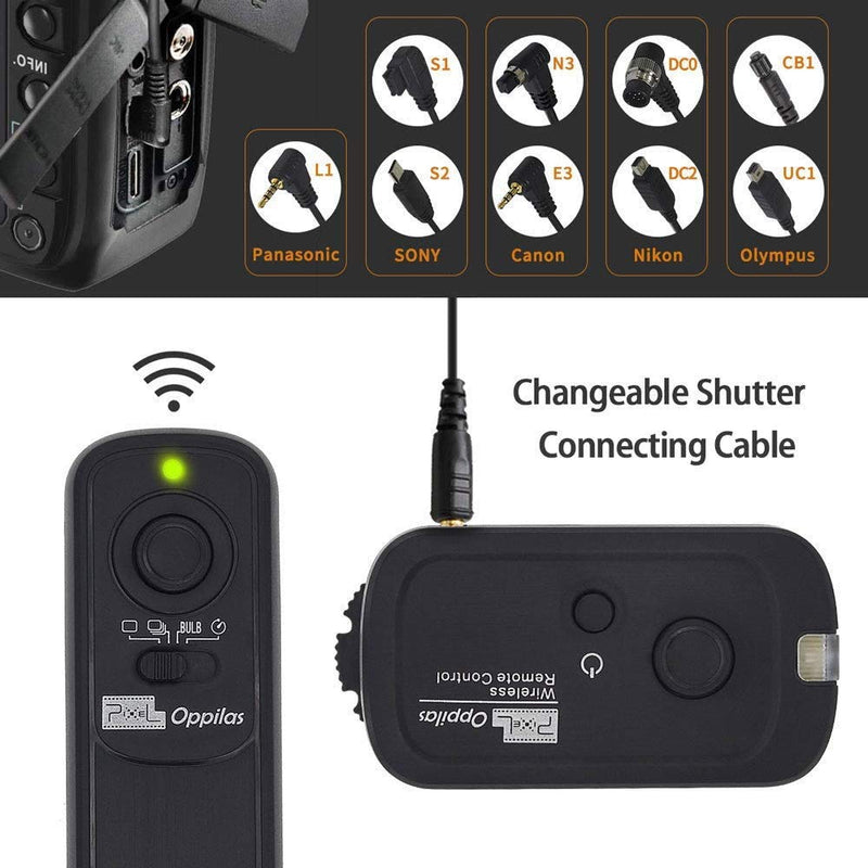 [AUSTRALIA] - Pixel 2.4GHz Digital Wireless Remote Shutter Release oppilas E3 for Canon, Pentax, Samsung, Contax, Sigma and Hassleblad Cameras, Replaces Canon RS-60E3 