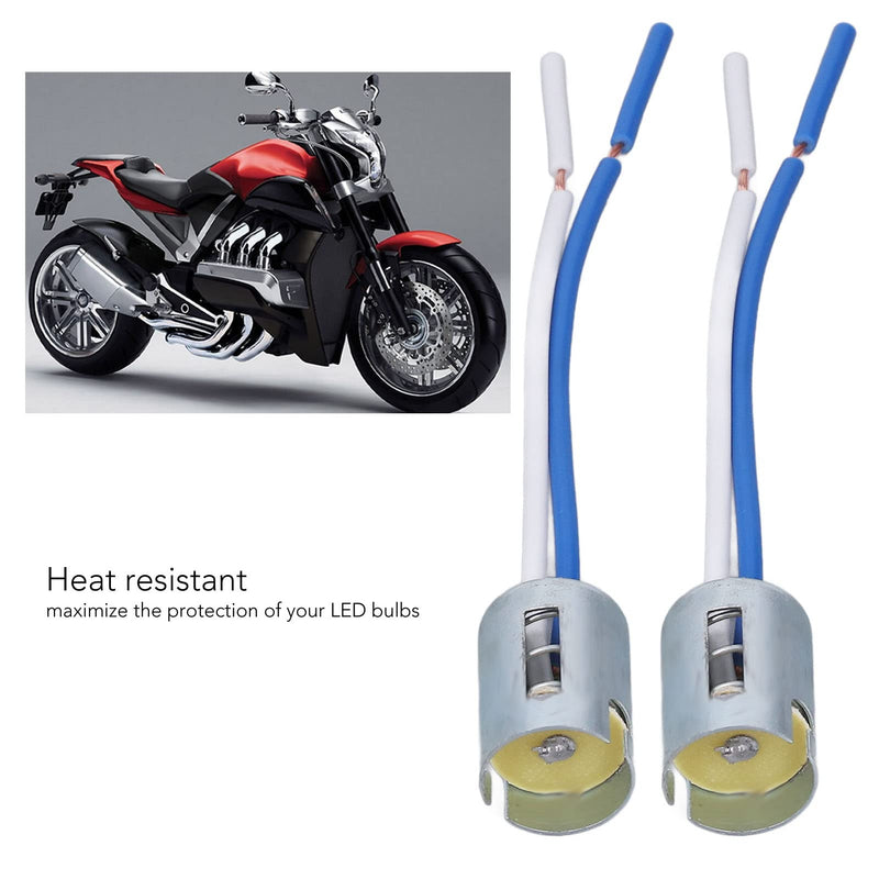 Lamp Holder Lamp Holder, 10 Pieces 1156 Lamp Holder LED Turn Signal Holder with 3.5 Inch Wiring Harness DC 12V Flexible