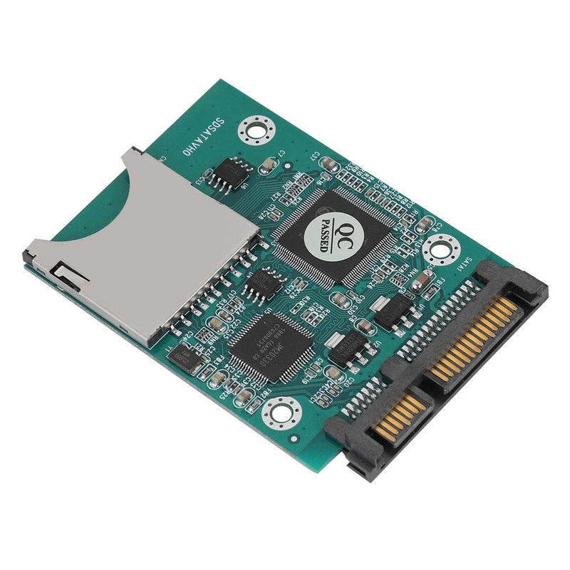 Wendry SD to SATA Adapter Converter, 22MB/s Fast Transmission SD/SDHC/SDXC/MMC Memory Card to 2.5in 7+15P SATA Converter Adapter