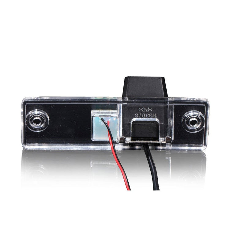 HD IP68 170°Reversing Vehicle-Specific Integrated in Number Plate Light License Rear View Backup Camera Compatible with Toyota 4 Runner/Land Cruiser 150-Series Prado/Fortuner/SW4/Kluger CVX