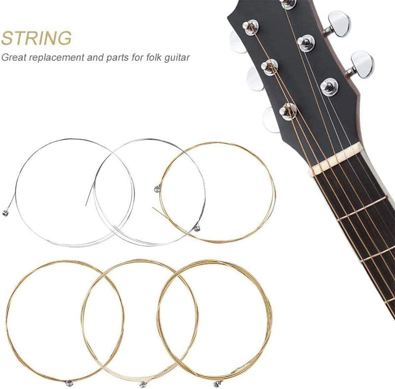 [AUSTRALIA] - Guitar Parts Accessories Set Guitar Rosewood Bridge Pins Saddle Nut Tuning Pegs (3 Left + 3 Right) 6 String Replacement for Acoustic Guitar Silver B 