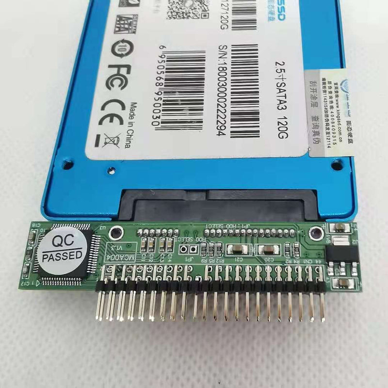 Laptop SATA to IDE Adapter, Convert 2.5 Inch Serial ATA HDD Hard Disk Drive or SSD to 44 Pin Male PATA Port (Parallel Type)