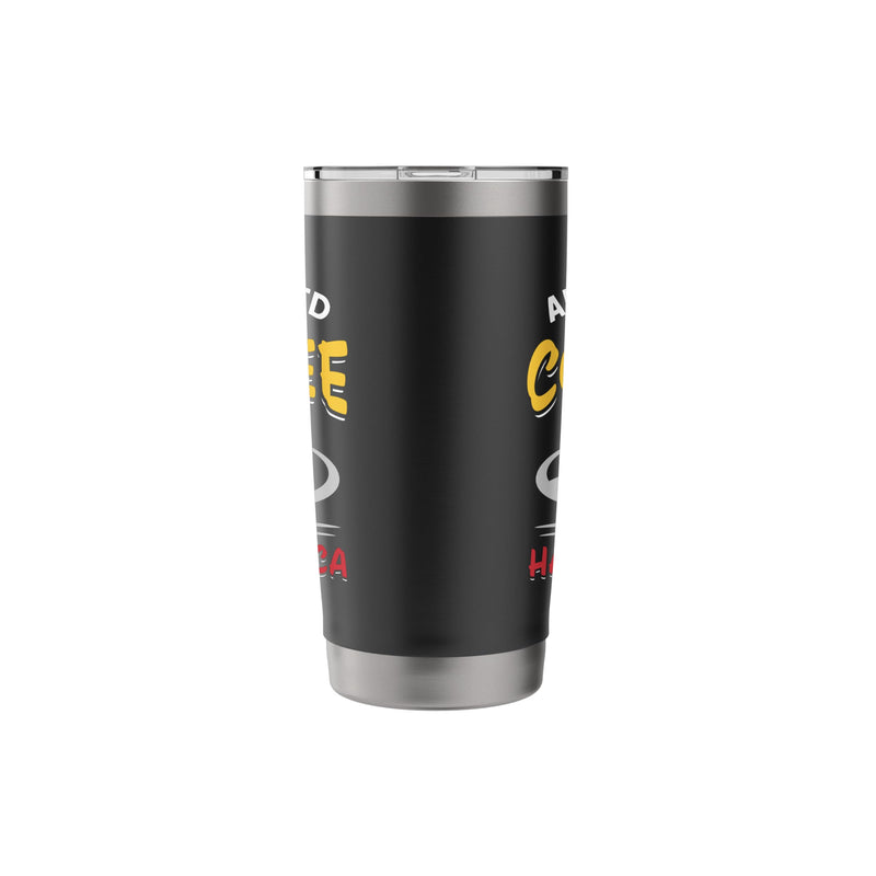 [AUSTRALIA] - Music Instrument Mouth Organ Coffee And My Harmonica Stainless Steel Insulated Tumbler 20 Ounces Black 
