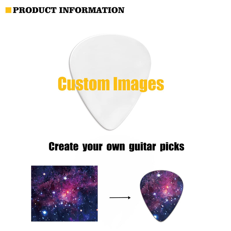 Guitar Plectrums Cool Skull Guitar Picks Classical Triangle for Bass, Acoustic & Electric Guitars Heavy Guitar Plectrums for Guitar Players 6 Piece 6-skull