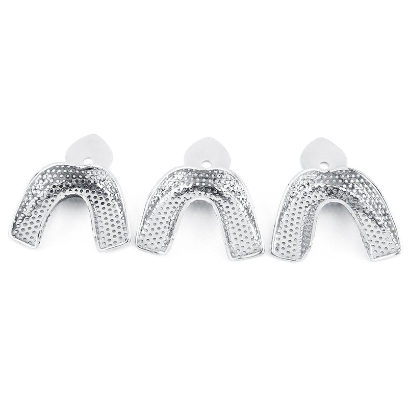 Wincal Dental Trays - 6 Pieces Stainless Steel Autoclavable Tooth Trays Impression Tray Upper & Lower Dental Trays, Dental Imprint Trays, Autoclavable Impression Tray