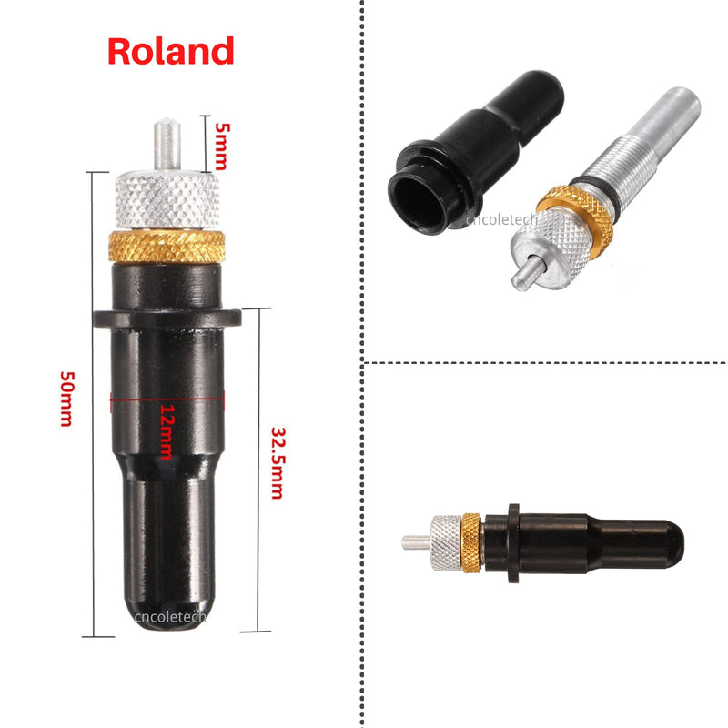 1x HQ Replacement Blade Holder for Rolad Cutter Plotter Black Blade Holder Only