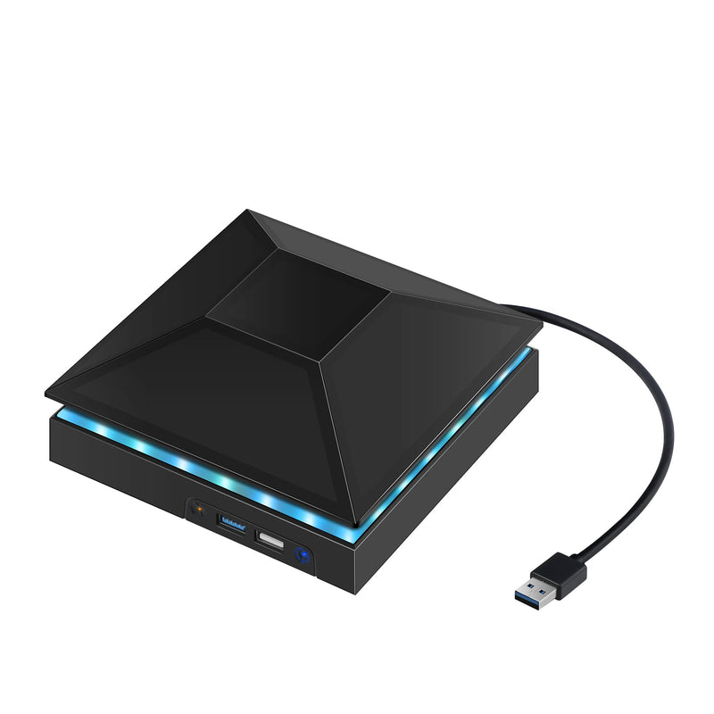 Cooling Fan for Xbox Series X Silent Absorb Fan Cooler with 2 USB Port and Xbox Series X Dust Cover Turbo Temperature Control Fan External Cooling System