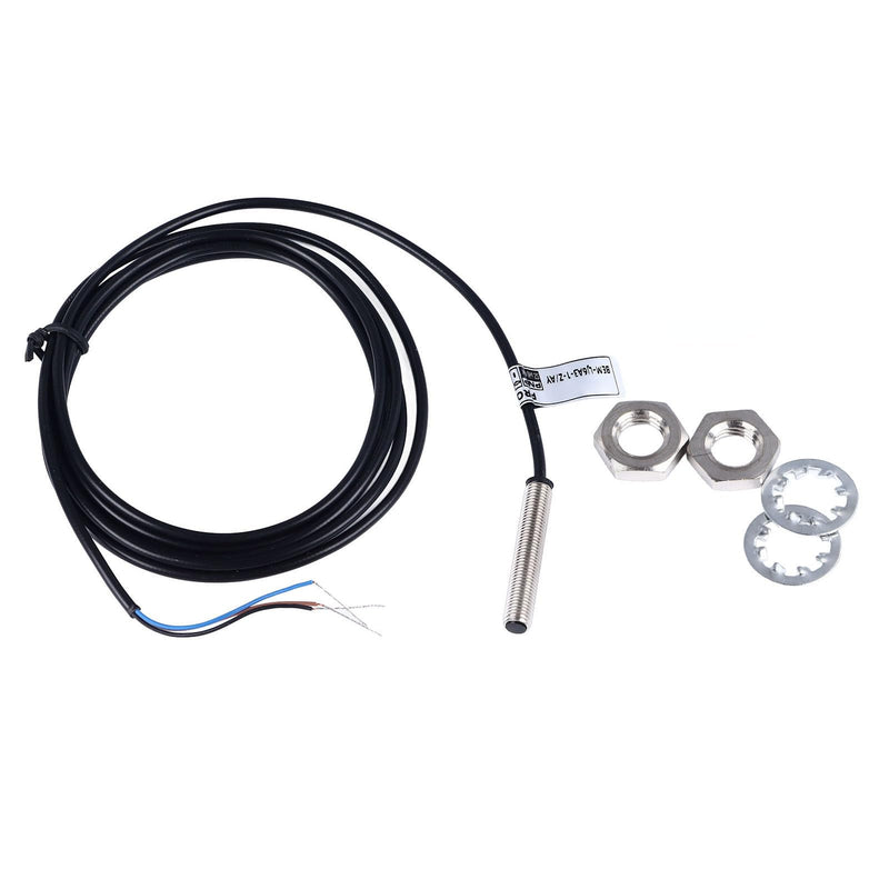 Inductive Proximity Sensor, DC6-36V M6 Mini Proximity Switch Made of Nickel-Plated Brass, 1 mm Detection Distance for Object Detection