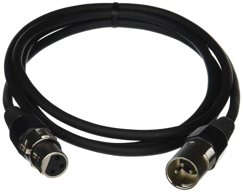 [AUSTRALIA] - Legrand - C2G XLR Cables, Black XLR Audio Cable, XLR Cables 12ft, XLR to XLR Cable, Male to Female, 1 Count, C2G 40060 12 Feet XLR Male to Female 