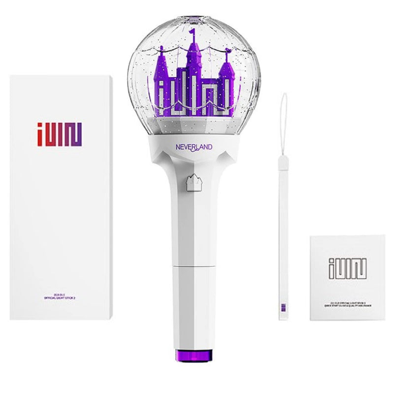 (G) I-DLE Official Lightstick Ver.2 + Seller's Photocards Set – Exclusive K-Pop Merchandise