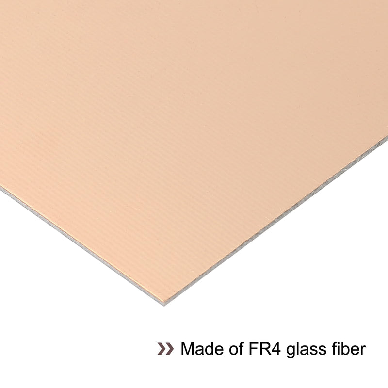 PATIKIL FR4 Single Sided Copper Clad PCB Laminate Circuit Board 70 x 50 x 1.2 mm Pack of 10 70 x 50 x 1.2mm