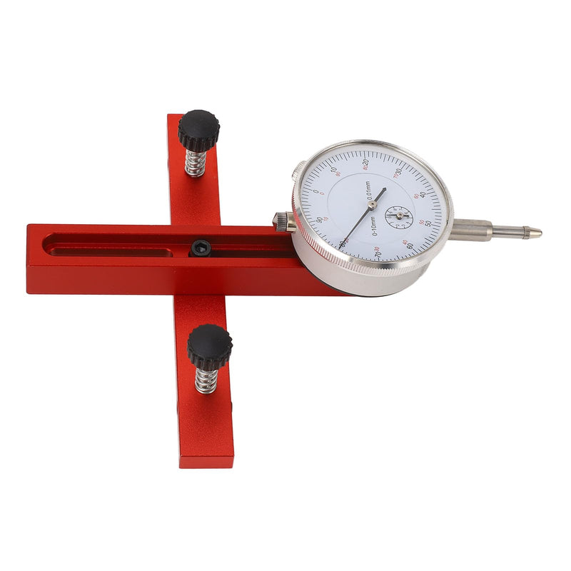 Kadimendium High-precision table saw dial gauge made of aluminium alloy, compact and portable, with adjustable chamfer notch lever. For aligning workshop machines