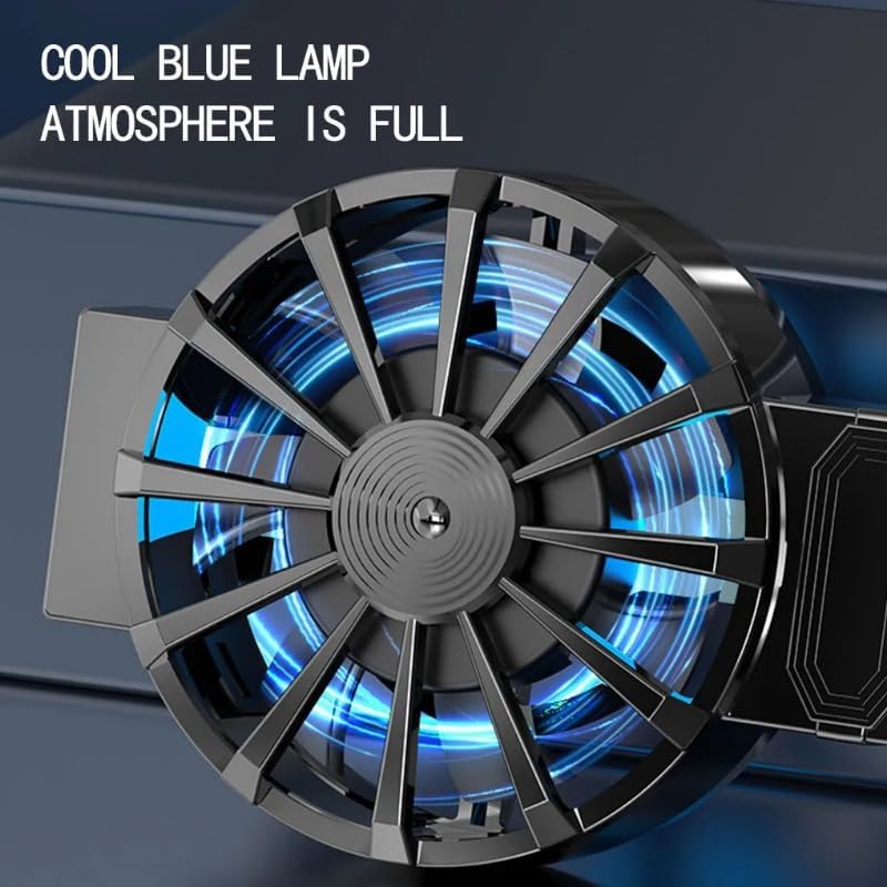 USB-Powered Phone Cooling Fan | Back Clip Smartphone Cooler Portable Mobile Phone Cooling Fan, A Must-have Gadget For Gaming and Live Streaming