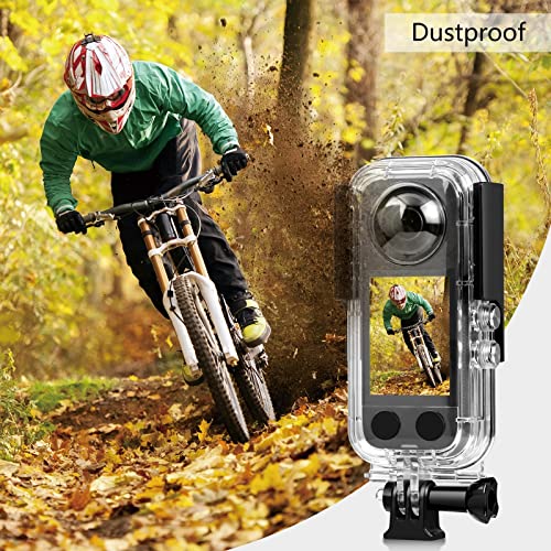 PULUZ 30m/98ft Dive Housing Case for Insta360 x3 Accessories Underwater Housing Cover Protective Case PC Shell, Underwater Photography Cameras for Insta360 x3 Waterproof