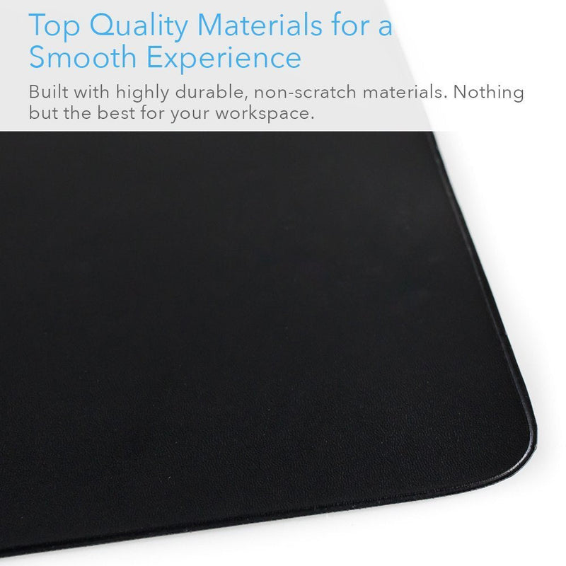 LOOVIT Large Gaming Mouse Pad (17.72 X 27.56X 0.079inch) Extended Ergonomic for Computers Thick Keyboard Mouse Mat Non-Slip Rubber Base Mousepad (Brown) Brown