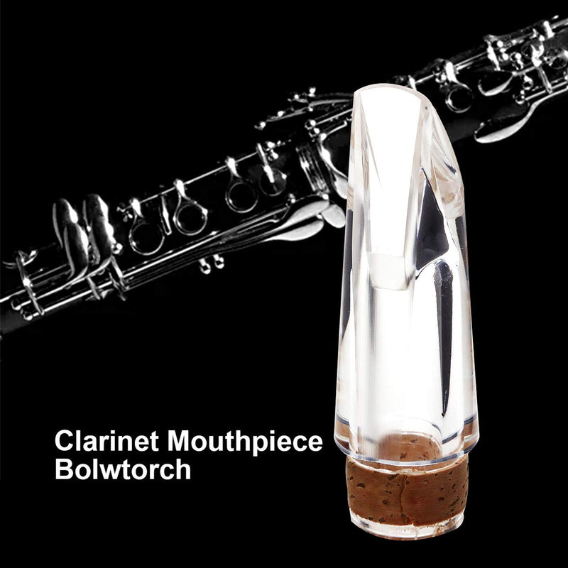 Clarinet Mouthpiece for Bb Clarinet Music Accessories (Transparent)