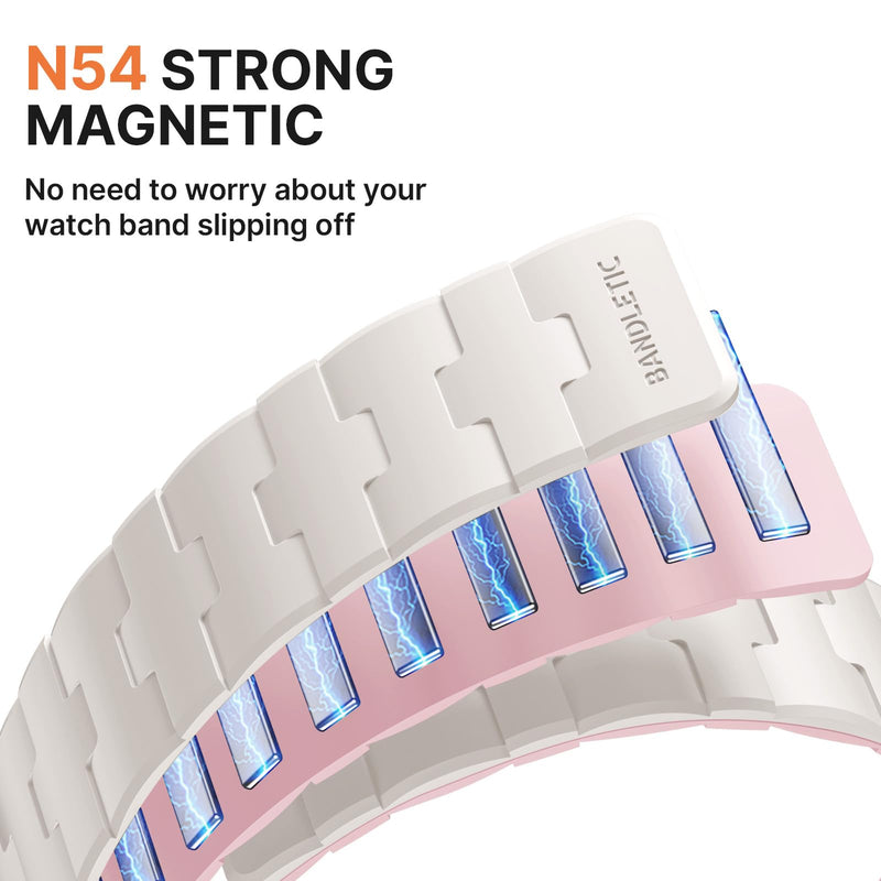 Bandletic Dual-Sided Magnetic Reversible Band Compatible with Apple Watch