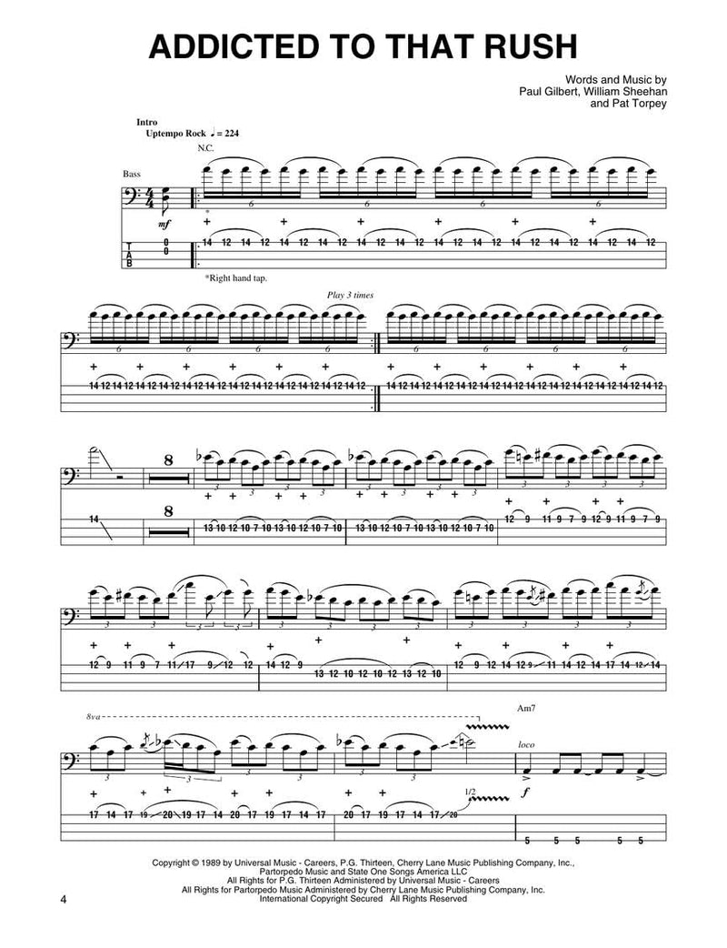 Monster Book of Rock Bass Tab Play It Like It Is | Bass Guitar Songbook with Note-for-Note Transcriptions | Includes Money, Layla, Detroit Rock City and More | Cherry Lane Music
