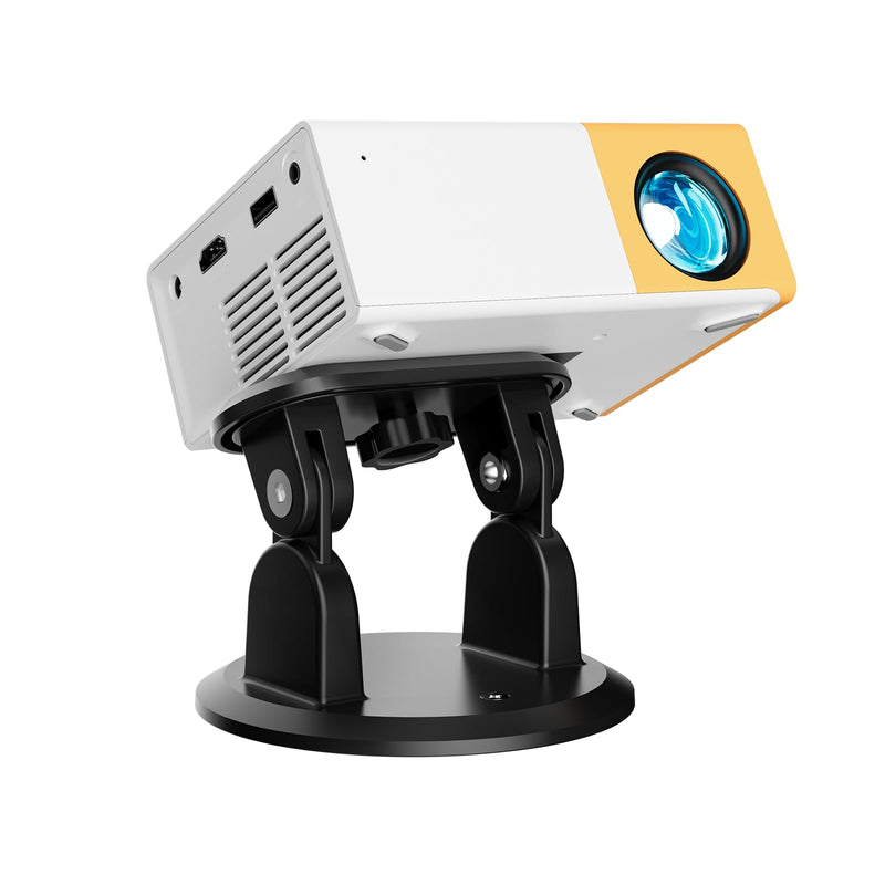 Projector Stand, Universal 1/4" Screw 180°Tilt Adjustable Mini Projector Mount, Ultra-Light 110g Portable Tabletop & Wall-Mount Bracket for Home Theater, Bedroom, Office, Outdoor Movies