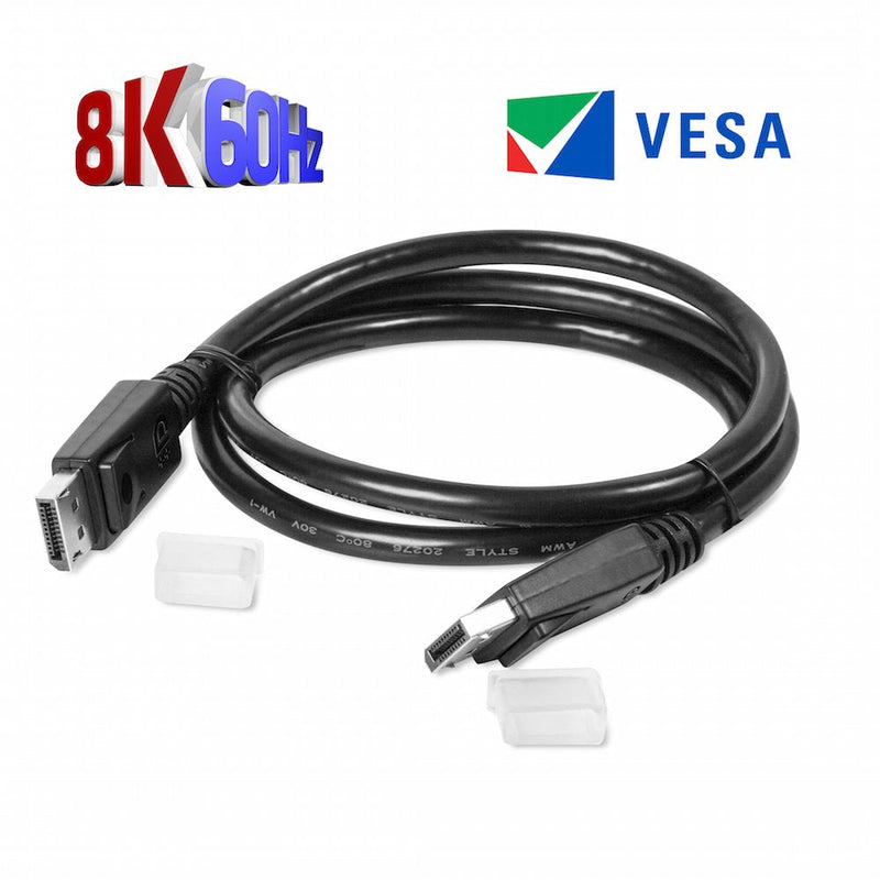 Club 3D CAC-2067 VESA Certified DisplayPort to DisplayPort 1.4/Hbr3 M/M Cable DP 1.4 8K 60Hz 1m - 3,28ft (Pack of 4) 1m - 3.28ft (Pack of 4)
