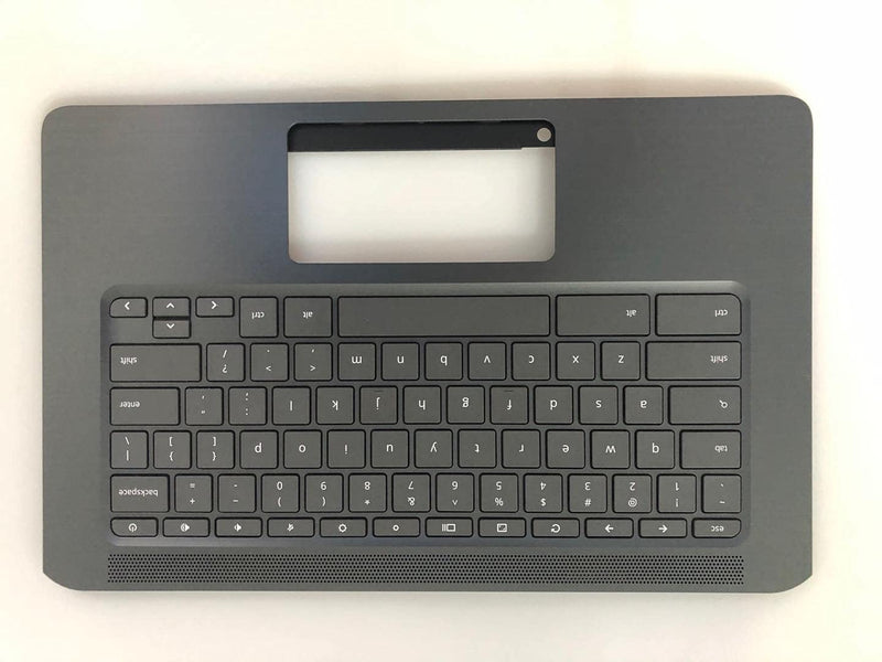 Replacement for Lenovo ideapad Flex 5-15IIL05Laptop Upper Case Palmrest Keyboard Assembly Part 5CB0Y85681 Top Cover Black