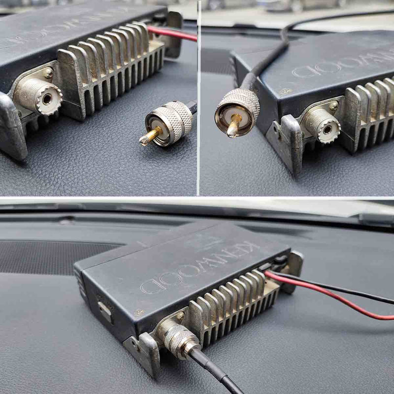 [AUSTRALIA] - Dualband Antenna 2meter 70cm Mobile VHF/UHF Ham Radio (137-149, 437-480 Mhz) Mag Mount Magnet Base PL-259 Connector, 10 Ft RG58 Cable 