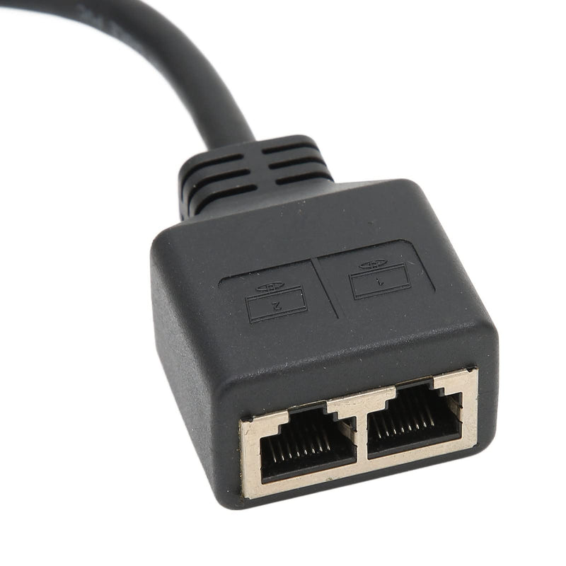 Annadue RJ45 Splitter Adapter, RJ45 Network 1 to 2 Port Ethernet Adapter Splitter, CAT8 Network Cable Splitter Adapter for Home Office, Default