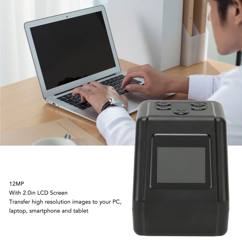 [AUSTRALIA] - Film and Slide Scanner with Large 2inch LCD Screen, Converts 135 126 110 Films Slides to Negatives Color Black White JPG Photos, Up to 12MP Old Camera Converter 