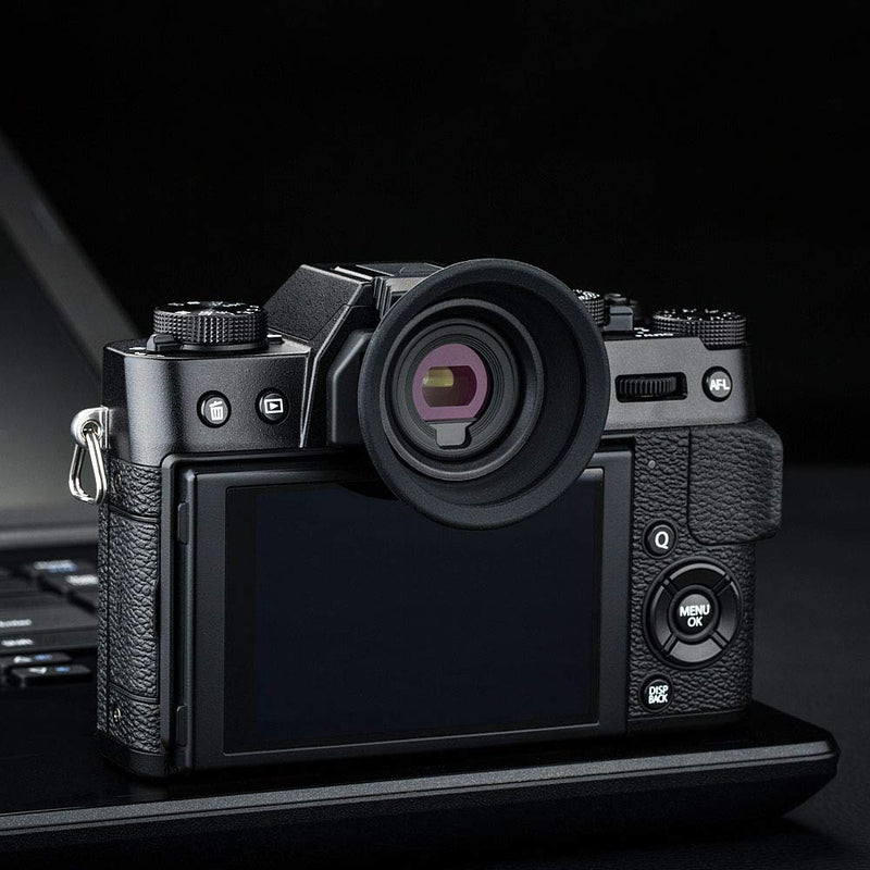 Soft Silicon Camera Viewfinder Eyecup Eyepiece Eyeshade for Fujifilm Fuji X-T30II X-T30 II X-T20 X-T10 Eye Cup Protector Cushion (Hot Shoe Mount Installation) for X-T30II X-T30 X-T20 X-T10