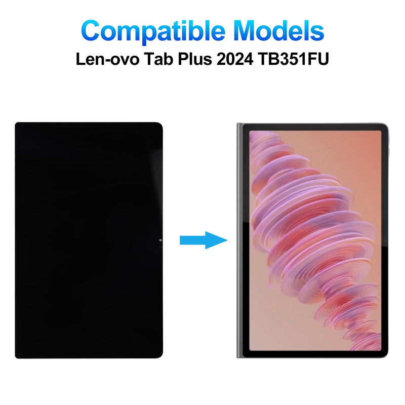 LCD Display for Lenovo Tab Plus 2024 TB351FU LCD Display Touchscreen Digitizer Assembly with Repair Toolkit,11.5 inch
