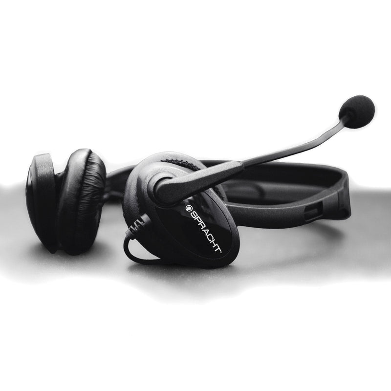 Spracht ZUM3500 Stereo 3.5mm and USB Dual Ear Universal Headset with Microphone | Office Headset for Computer, Smartphones & Tablets | Plug-and-Play, no Drivers |The Ultimate USB Headset Experience