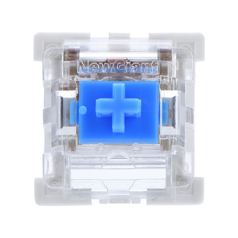 Eboxer 10 PCs Replacement Keyboard Switch Mechanical Key Switch Plate Mounted Blue Switch, Unique Tactile Feelings, for NewGiant RGB Series