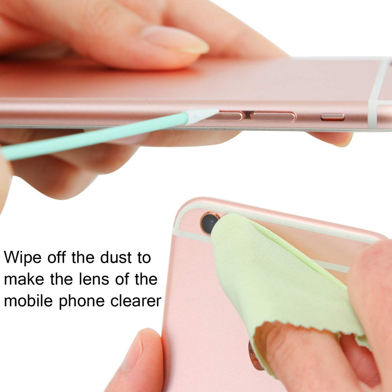 [AUSTRALIA] - Aneco 60 Pieces Cell Phone Cleaning Kit Brush Set USB Charging Port Dust Port Covers Plug Set and Headphone Jack Cleaner Compatible with iPhone, iOS Android, Cell Phone, Electronics Cleaner 