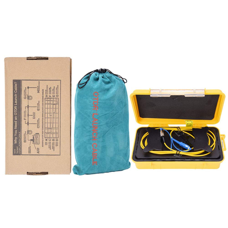 [AUSTRALIA] - Brrnoo OTDR Start Cable, Singlemode Fibre Optic Box 500M, Less Than 0.5DBm/km Loss, Water Resistant Sealing Performance, Explosion-Proof, OTDR Dead Zone Eliminator 