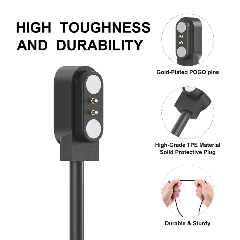 Mugust Charger for VeryFit Smart Watch - IDW26, IDW25, IDW23, IDW21, IDW19, IDW17, IDW16, IDW15, IDW13, ID205L, ID206-1.6ft USB C Magnetic Charging Cable