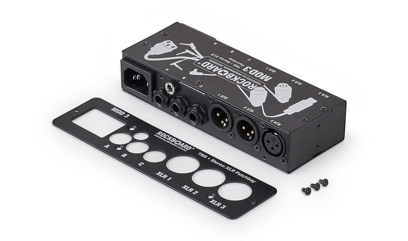 Rockboard RBO B MOD 3 V2 RockBoard Module 3 V2 with XLR, TRS for Vocal