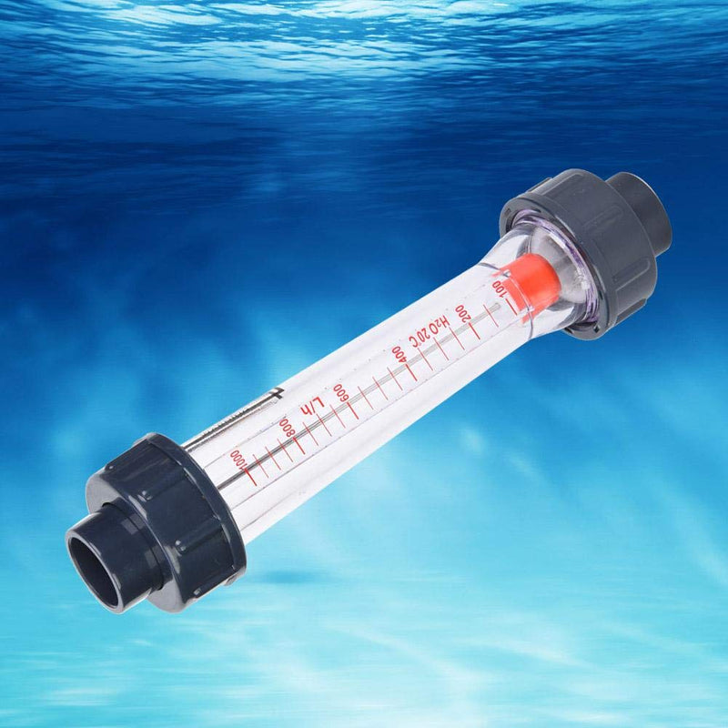 Plastic Pipe Flowmeter, Plastic Flat Mouth (Inner Diameter 25mm/1"), LZS-20 (D) 100-1000 L/H