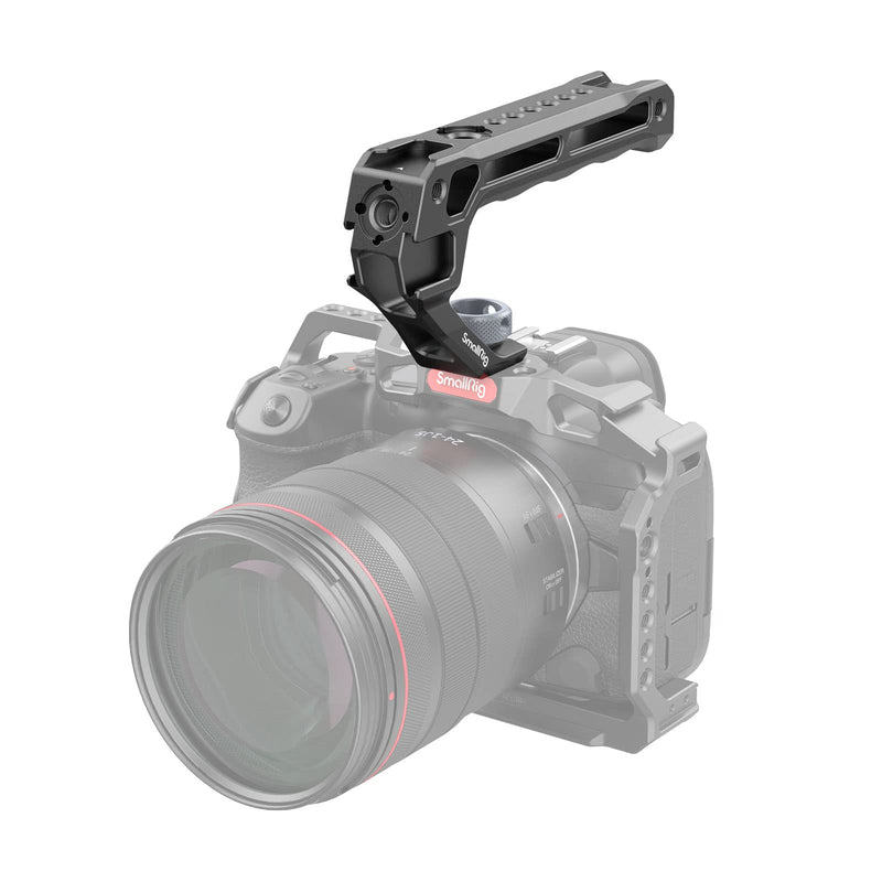 [AUSTRALIA] - SmallRig Top Handle with 3/8"-16 Locating Pins for ARRI Grip for Camera Cage, Universal Video Rig with 5 Cold Shoe Adapters to Mount DSLR Camera with Microphone/LED Light/Monitor - 3765 