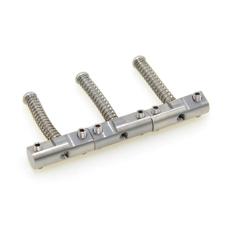 Titanium Alloy Compensated Bridge Saddles 10.8mm Barrel In-Tune Compatible with Fender Telecaster Vintage-Style Tele Bridge Saddle TL Electric Guitar Replacement Part