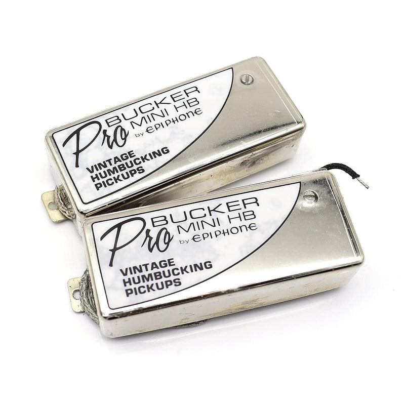 1 Set Mini ProBucker Alnico Guitar Pickups Humbucker Pickup Bridge & Neck For EPI Electric Guitar Chrome