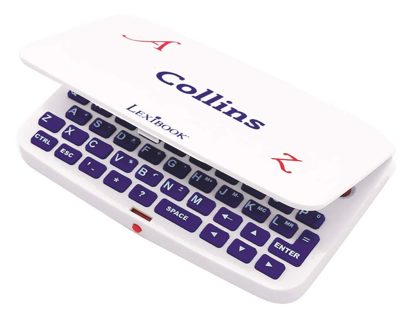 [AUSTRALIA] - LEXiBOOK - The Collins English Dictionary, 13th Edition - Electronic Dictionary, Definitions, Thesaurus, Conjugation, Phonetic Spellchecker, Crossword Solver, with Battery, Blue/White, D850EN 